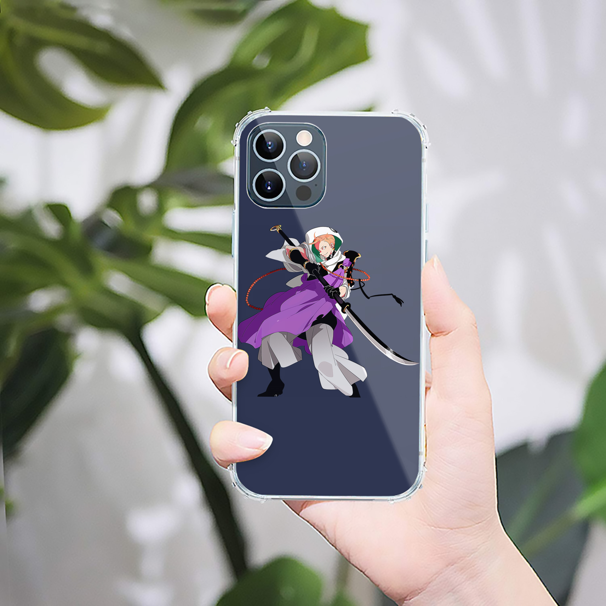 （画像用） 刀剣乱舞 Touken Ranbu 【iPhone 12シリーズ対応】透明スマホケース（クリアソフトケース）